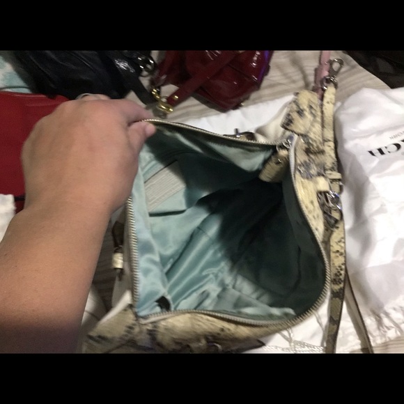 Coach Kristin embossed metallic snake skin - Picture 6 of 8